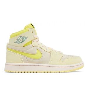 Nike Women's Air Jordan 1 Zoom Comfort 2 Citron Tint/Dynamic Yellow (Worn ONCE!)